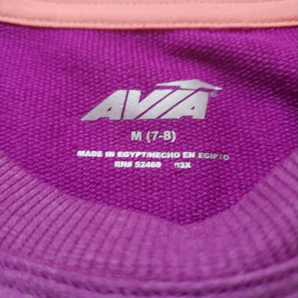 Avia Girls Purple Tunic Top with Pockets – Size M (7/8) - Picture 3 of 12